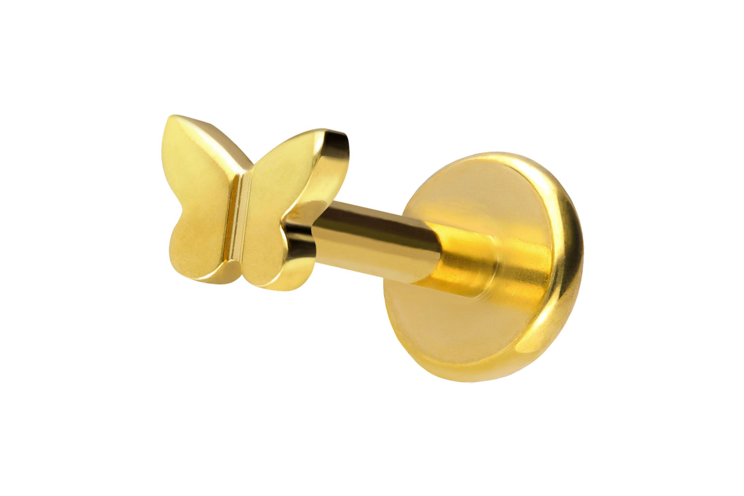 Titan Labret mit Push Fit SCHMETTERLING
